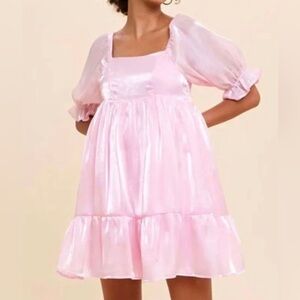 Boutique Entro Iridescent mini dress